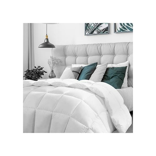 Casa Decor Silk Touch Quilt 360GSM (White) &mdash; Hypoallergenic All-Season Microfibre + Silk Blend